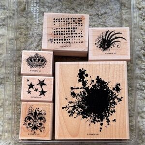 Extreme elements Stampin’ up rubber wooden stamp set